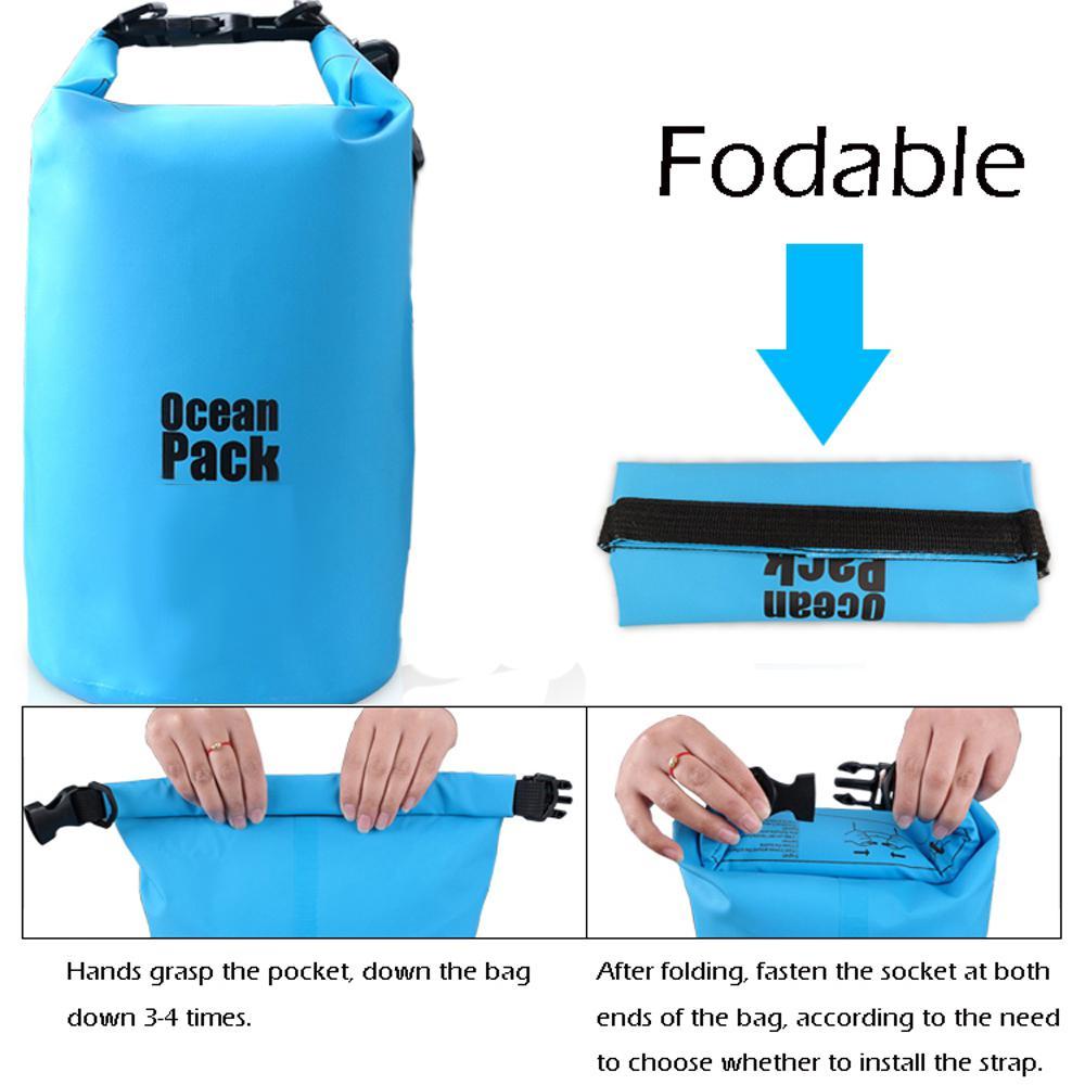 2L Ultralight Waterproof Swimming Bag Kayaking Swimming Drifting Backpack-KingShark Pro Outdoor Sporte Store-as picture showed-Bargain Bait Box