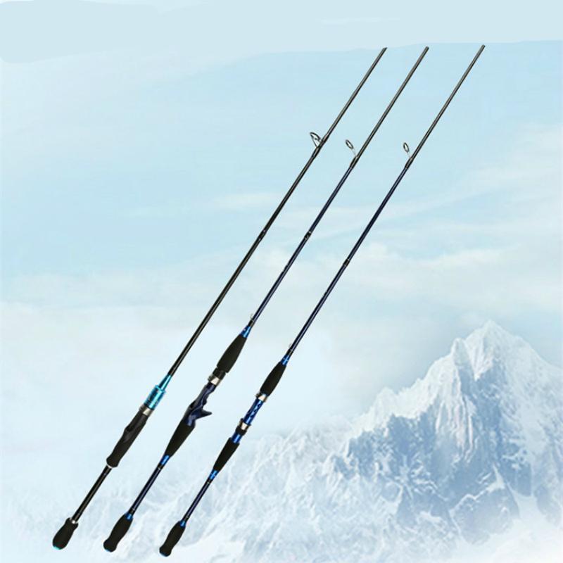 2Pcs 1.8/2.1/2.4M Carbon Distance Throwing Fishing Rod Spinning Lure Rod Bait-Spinning Rods-ZHANG &#39;s Professional lure trade co., LTD-White-1.8m-Bargain Bait Box