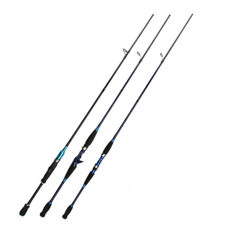 2Pcs 1.8/2.1/2.4M Carbon Distance Throwing Fishing Rod Spinning Lure Rod Bait-Spinning Rods-ZHANG &#39;s Professional lure trade co., LTD-White-1.8m-Bargain Bait Box