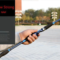 2Pcs 1.8/2.1/2.4M Carbon Distance Throwing Fishing Rod Spinning Lure Rod Bait-Spinning Rods-ZHANG 's Professional lure trade co., LTD-White-1.8m-Bargain Bait Box