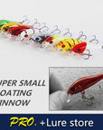 2Pcs 4Cm 1.A8G Minnow Bait For Lure Fishing , Small Mini Super Quality Hard-Professional Lure store-White-Bargain Bait Box