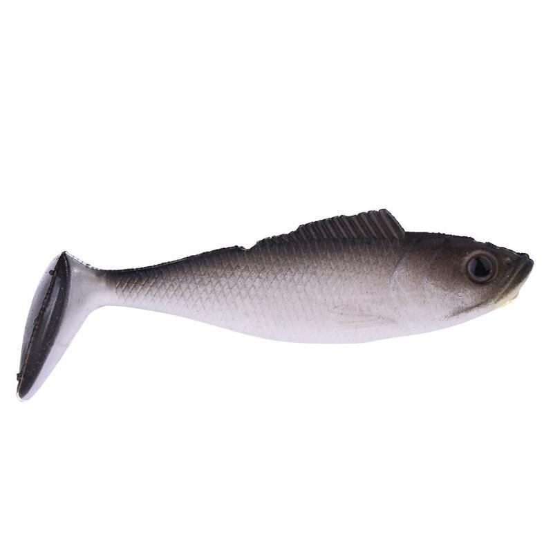 2Pcs 9G 9.5Cm T Tail Fishing Lures 3D Eyes Plastic Soft Lures For Carp Fishing-Unrigged Plastic Swimbaits-Outdoor Pro Store Store-Bargain Bait Box