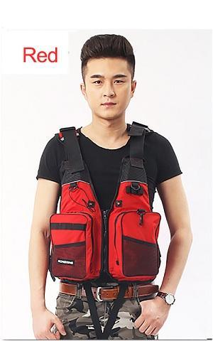 2Pcs Buoyancy Windproof Fly Fishing Vest Life Vest With Emergency Whis –  Bargain Bait Box