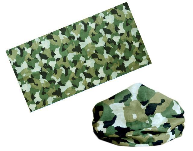2Pcs Camouflage Polyester Hiking Scarves Seamless Knitting Outdoor Camping-Wolves Store-J8-Bargain Bait Box
