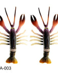 2Pcs Crazy Crawfish Soft Bait Fishing Lure Life Like Signal Crayfish Jig Head-Fishing Lures-hunt-house Store-HA-003-Bargain Bait Box