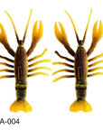 2Pcs Crazy Crawfish Soft Bait Fishing Lure Life Like Signal Crayfish Jig Head-Fishing Lures-hunt-house Store-HA-004-Bargain Bait Box