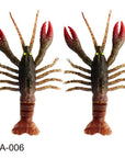 2Pcs Crazy Crawfish Soft Bait Fishing Lure Life Like Signal Crayfish Jig Head-Fishing Lures-hunt-house Store-HA-006-Bargain Bait Box