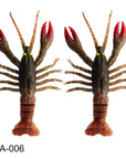 2Pcs Crazy Crawfish Soft Bait Fishing Lure Life Like Signal Crayfish Jig Head-Fishing Lures-hunt-house Store-HA-010-Bargain Bait Box