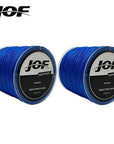 2Pcs Jof 4Strands 500M 10Lb - 80Lb Braided Fishing Line Pe Strong-HD Outdoor Equipment Store-Blue-0.4-Bargain Bait Box