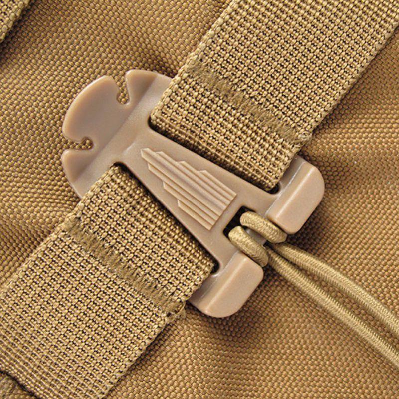 2Pcs Outdoor Elastic Rope Triangle Fixing Clip Clamp Climbing Backpack Bag Molle-Su Athletics Shop Store-WN0620B-Bargain Bait Box