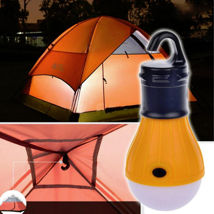 2Pcs Outdoor Hanging Led 3X Q5 Led Camping Tent Light Sos Bulb 100000 Hours-Betiuka's store-Bargain Bait Box