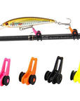 2Pcs Sliding Adjustable Fishing Rod Hook Keeper Plastic Holder Clip Hanging-Hook Keepers-Bargain Bait Box-Orange-Bargain Bait Box