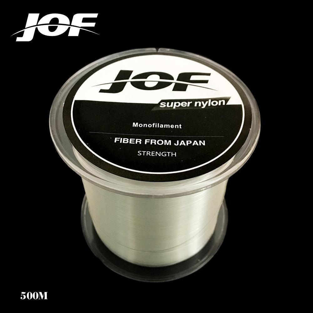 2Pcs Strong Nylon Fishing Line 500M Monofilament Line Japan Material Fishline-HD Outdoor Equipment Store-White-1.0-Bargain Bait Box