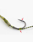 2Pcs/Lot 850Mm Carp Fishing Rigs Group Braided Thread Hook Fishing Rope-ynok Official Store-4.0-Bargain Bait Box