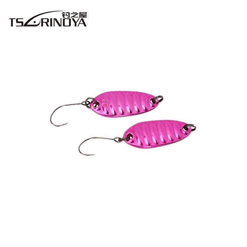 2Pcs/Pack 2G 3G 5G Small Micro Copper Spoon Fishing Lure Metal Lures H –  Bargain Bait Box