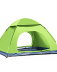 3-4 Person Outdoor Camping Tent For Hiking Trekking Backpacking Fishing-YunChengXiang Outdoor Store-Green-Bargain Bait Box