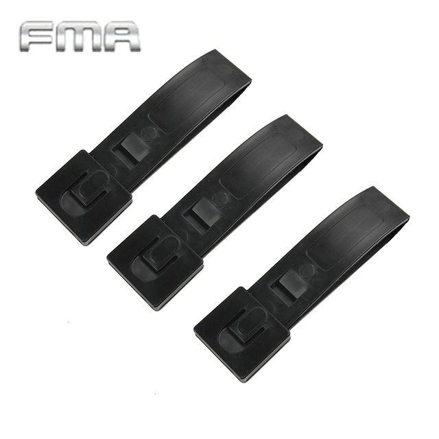 3 Pcs/Set Fma Tactical Plastic Connecting Lock Buckle Molle Webbing Adjusting-CSForce-Black-Bargain Bait Box