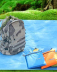 3 Size Outdoor Moistureproof Foldable Camping Mat For Picnic Sand Mat Blanket-Gocamp-blue S-Bargain Bait Box