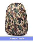 30-40L Nylon Waterproof Sport Bag Rain Cover For Camo Travel Backpack Rain Cover-AirssonOfficial Store-Brown Camo-Bargain Bait Box
