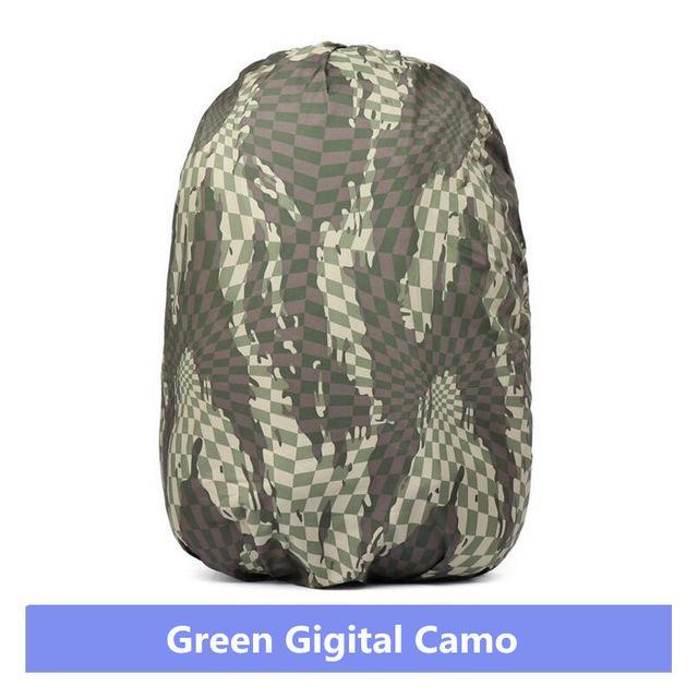 30-40L Nylon Waterproof Sport Bag Rain Cover For Camo Travel Backpack Rain Cover-AirssonOfficial Store-Green Digital Camo-Bargain Bait Box