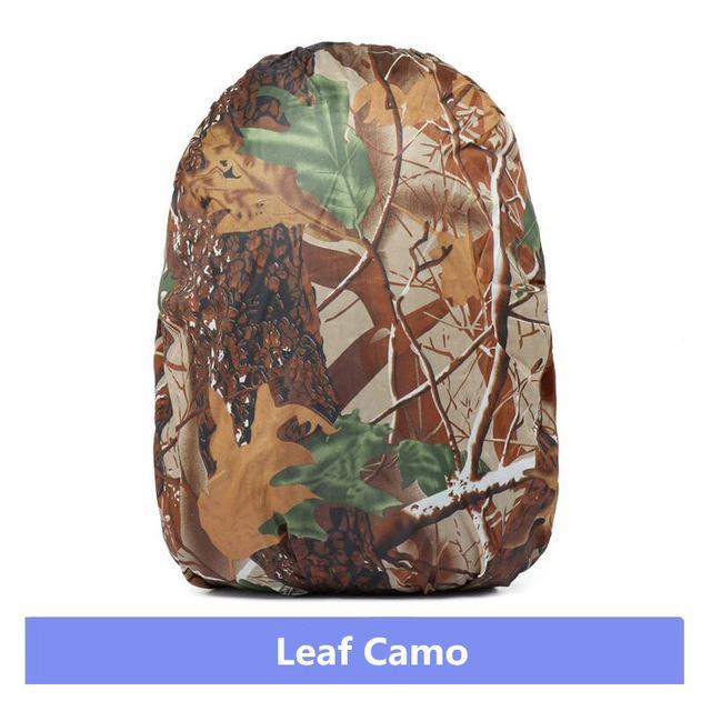 30-40L Nylon Waterproof Sport Bag Rain Cover For Camo Travel Backpack Rain Cover-AirssonOfficial Store-Leaf Camo-Bargain Bait Box