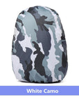 30-40L Nylon Waterproof Sport Bag Rain Cover For Camo Travel Backpack Rain Cover-AirssonOfficial Store-White Camo-Bargain Bait Box