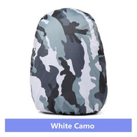 30-40L Nylon Waterproof Sport Bag Rain Cover For Camo Travel Backpack Rain Cover-AirssonOfficial Store-White Camo-Bargain Bait Box