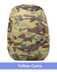 30-40L Nylon Waterproof Sport Bag Rain Cover For Camo Travel Backpack Rain Cover-AirssonOfficial Store-Yellow Camo-Bargain Bait Box
