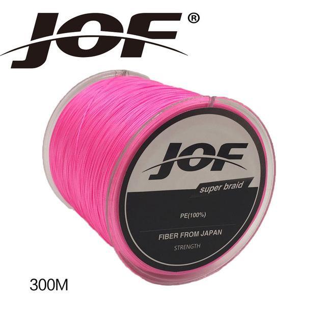 300M 8 Strand Weaves Fishing Lines Pe Braided Multifilament Fishing Rope Wide-YPYC Sporting Store-Pink-0.6-Bargain Bait Box