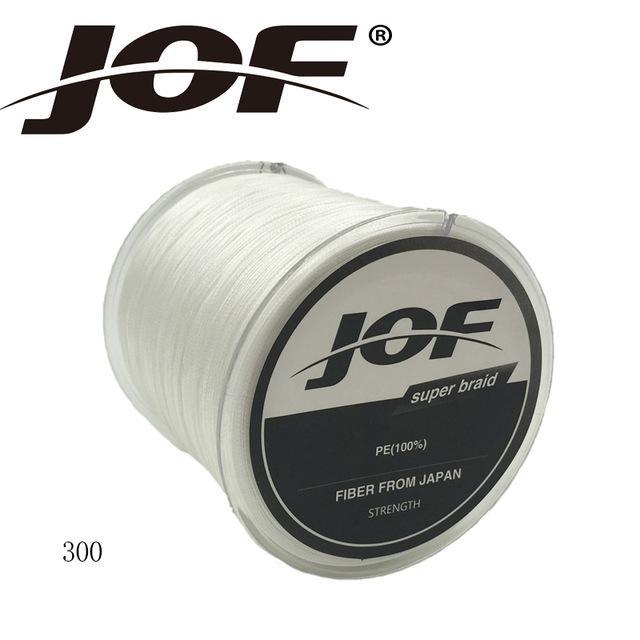 300M 8 Strand Weaves Fishing Lines Pe Braided Multifilament Fishing Rope Wide-YPYC Sporting Store-White-0.6-Bargain Bait Box