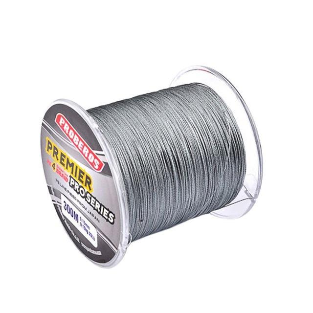 300M Fishing Lines Pe Multifilament Braided Fishing Line Super Strong Fishing-Profession Accessories Store-Light Grey-1.0-Bargain Bait Box