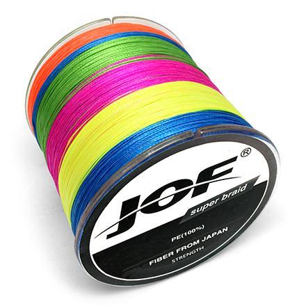 300M Jof Fishing Brand Japan Multicolor 300M 8 Color Mulifilament Pe Braided-liang1 Store-Multicolor-1.0-Bargain Bait Box