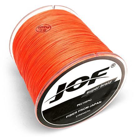 300M Jof Fishing Brand Japan Multicolor 300M 8 Color Mulifilament Pe Braided-liang1 Store-Orange-1.0-Bargain Bait Box