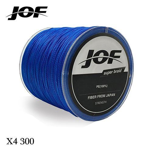 300M Multifilament Fishing Line 100% Pe Braided 4 Threads Fly Fishing Line For-HUDA Outdoor Equipment Store-blue-1.0-Bargain Bait Box