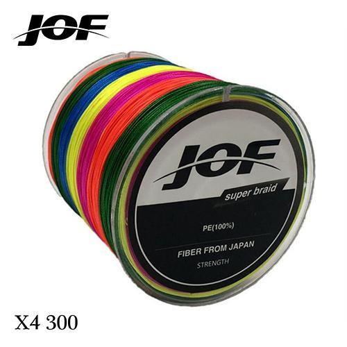 300M Multifilament Fishing Line 100% Pe Braided 4 Threads Fly Fishing Line For-HUDA Outdoor Equipment Store-Multicolor-1.0-Bargain Bait Box