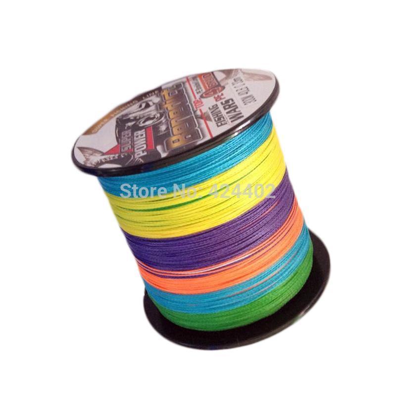 300M Super Pe Multifilament Line Fishing Braided Wires 4 Strands Spectra Rainbow-ASCON FISH Official Store-0.4-Bargain Bait Box