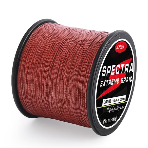 300M Super Strong Japanese Multifilament Pe Braided Fishing Line 12 20 30 38-Master Fishing Tackle Co.,Ltd-Red-0.4-Bargain Bait Box