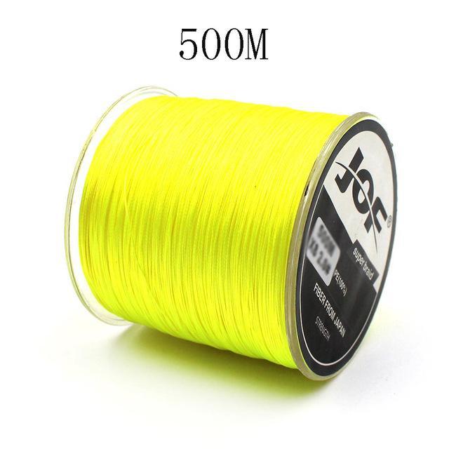 300M/500M 8 Strands Pe Braided Fishing Line Super Strong Japan Multifilament-Enjoying Your Life Store-yellow 500M-2.0-Bargain Bait Box