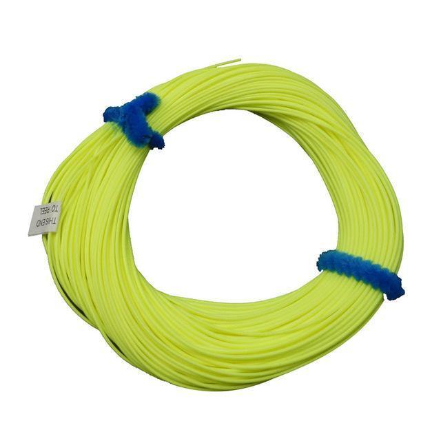 30.5M Fly Fishing Braided Line Material Main Wf 5F Own Floating Fishing Lines-Ekaterina Store-Yellow-Bargain Bait Box