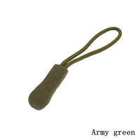 30Pcs Zipper Slip Rope Outdoor Camping Edc Backpack No Slip Zipper Pull Fit Rope-Fashion brand stores-army green-Bargain Bait Box
