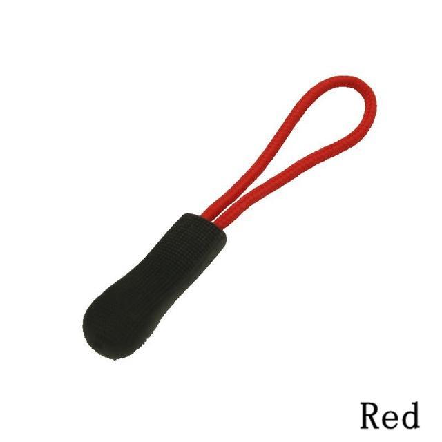 30Pcs Zipper Slip Rope Outdoor Camping Edc Backpack No Slip Zipper Pull Fit Rope-Fashion brand stores-red-Bargain Bait Box
