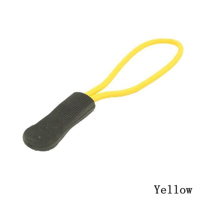 30Pcs Zipper Slip Rope Outdoor Camping Edc Backpack No Slip Zipper Pull Fit Rope-Fashion brand stores-yellow-Bargain Bait Box