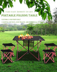 30Kg Load Portable Folding Camping Picnic Table Desk Aluminium Alloy-Bluenight Outdoors Store-Type 1-Bargain Bait Box