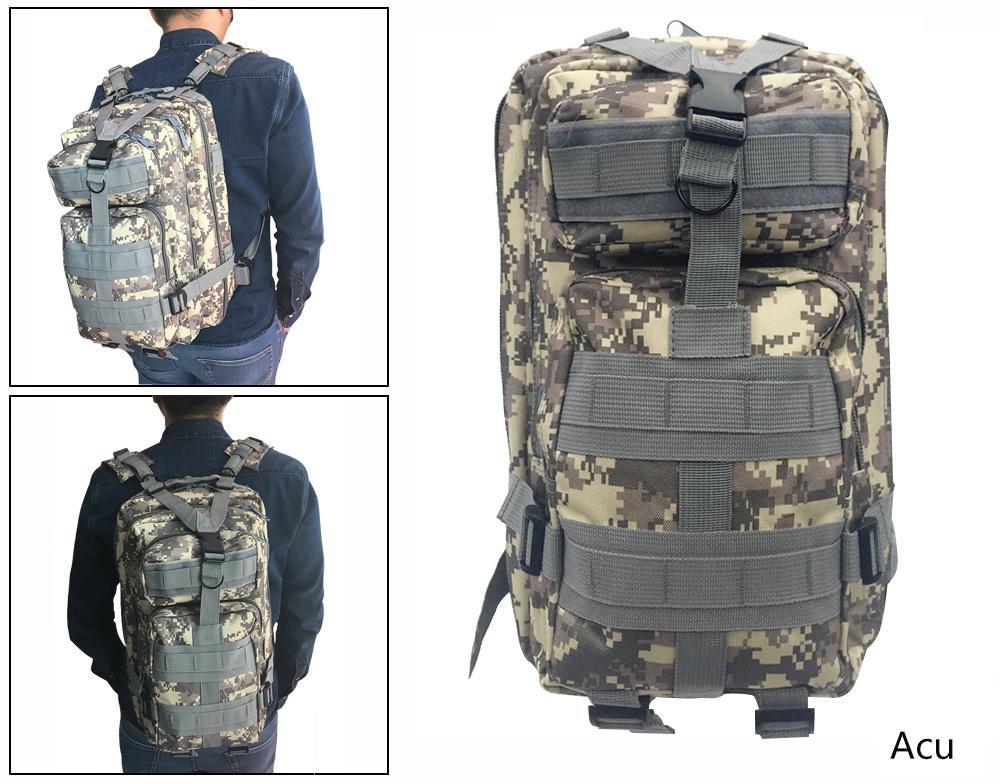 30L Men / Women Sport Bag Hiking Camping Bag Travelling Trekking Bag Military-Yting Outdoor Store-CP-Bargain Bait Box