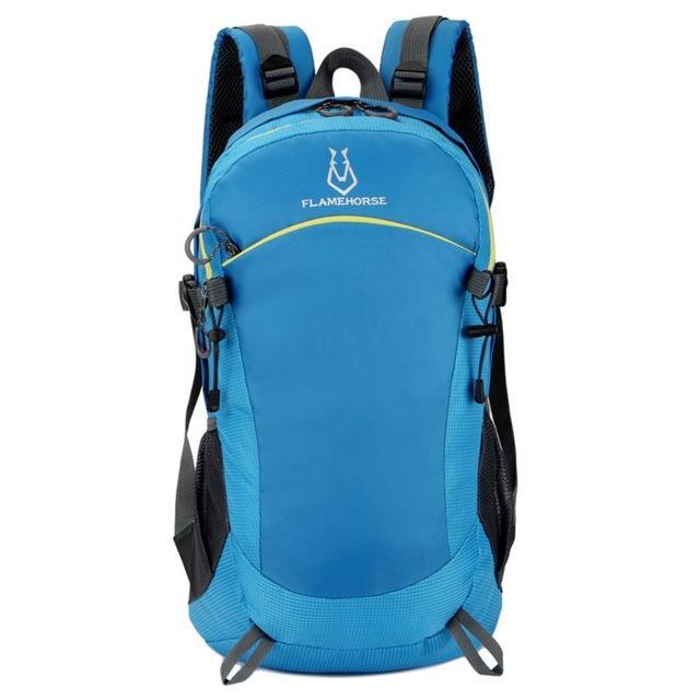 30L Nylon Unisex Adjustable Bags Waterproof Travel Backpack Mochilas Rucksack-fixcooperate-Blue Color-Bargain Bait Box