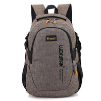 30L Oxford Backpacks Teenage Girls Boys School Laptop Outdoor Sports Bags-Vanchic Outdoor Store-Brown-Bargain Bait Box