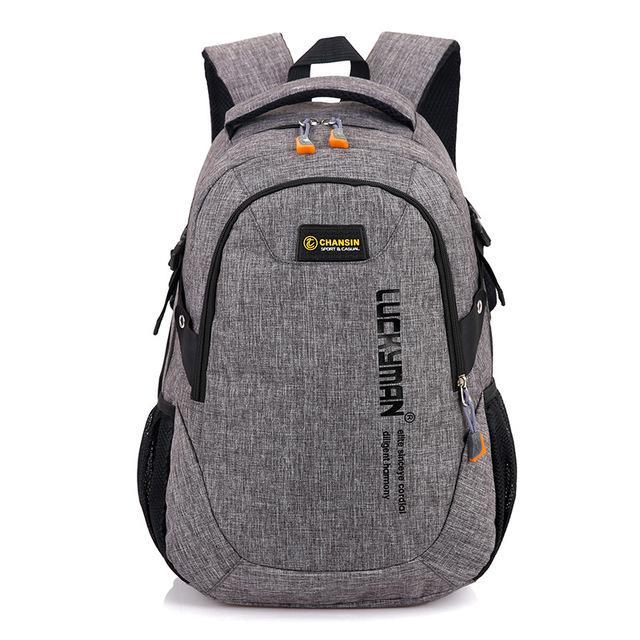 30L Oxford Backpacks Teenage Girls Boys School Laptop Outdoor Sports Bags-Vanchic Outdoor Store-grey-Bargain Bait Box