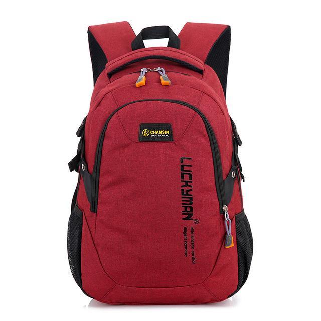 30L Oxford Backpacks Teenage Girls Boys School Laptop Outdoor Sports Bags-Vanchic Outdoor Store-red-Bargain Bait Box