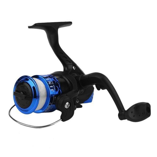 3+1Bb Ball Bearing Fishing Reel Gear Ratio 5.1: 1 Spinning Reel With Line-Spinning Reels-Outdoor Fan Zone Store-Blue-Bargain Bait Box