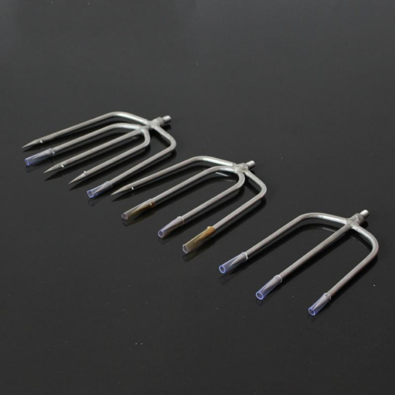 3/4/5 Tine Prong Spearhead Fishing Fork Harpoon Tip With Barbs Diving Spear-Spearfishing-Bargain Bait Box-3 prongs-Bargain Bait Box